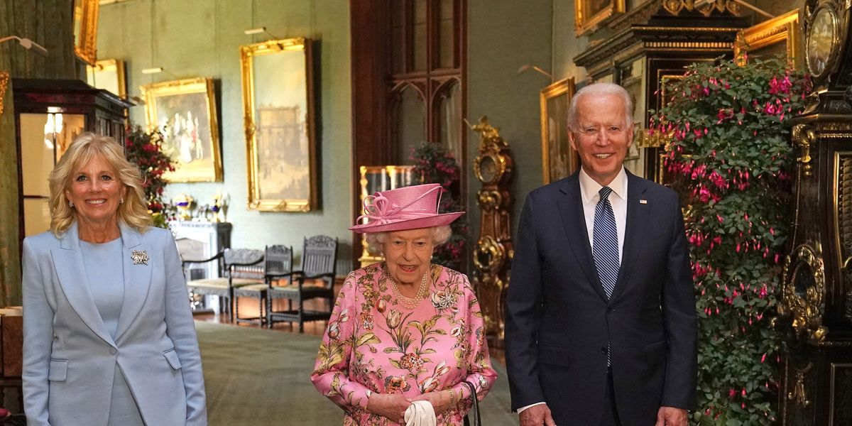 See Joe Biden Jill Biden S Meeting With Queen Elizabeth 2021 In Photos