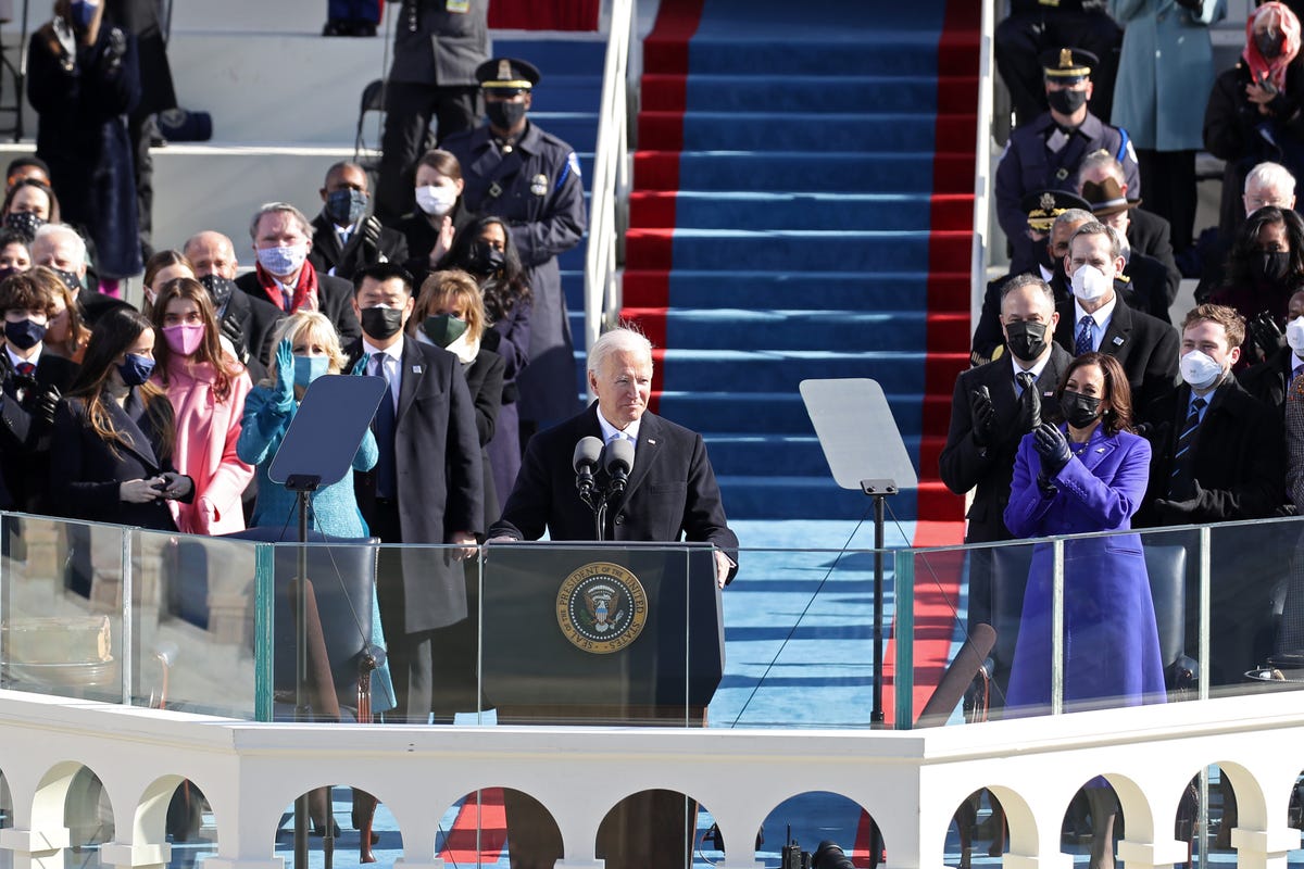 The Full Transcript of Joe Biden's Inaugural Address ...