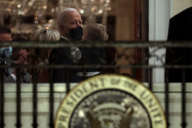 Joe biden marks his inauguration with full day of events