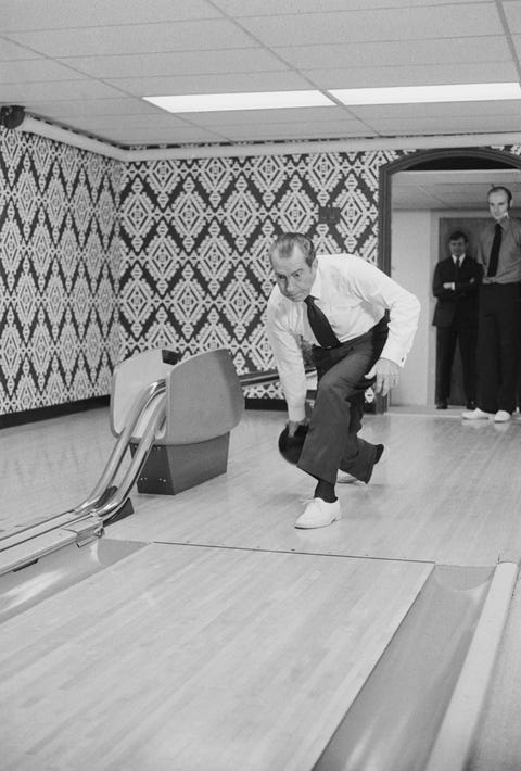 president richard m nixon bowling