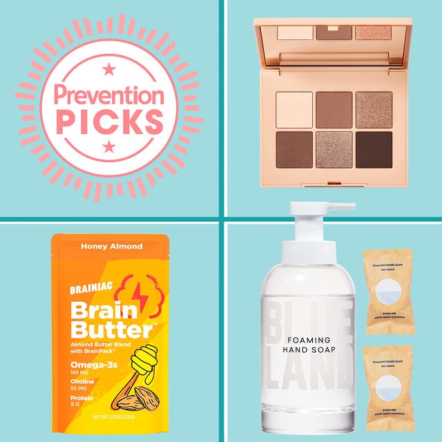 prevention picks six products in front of square and rectangular boxes with the prevention picks symbol