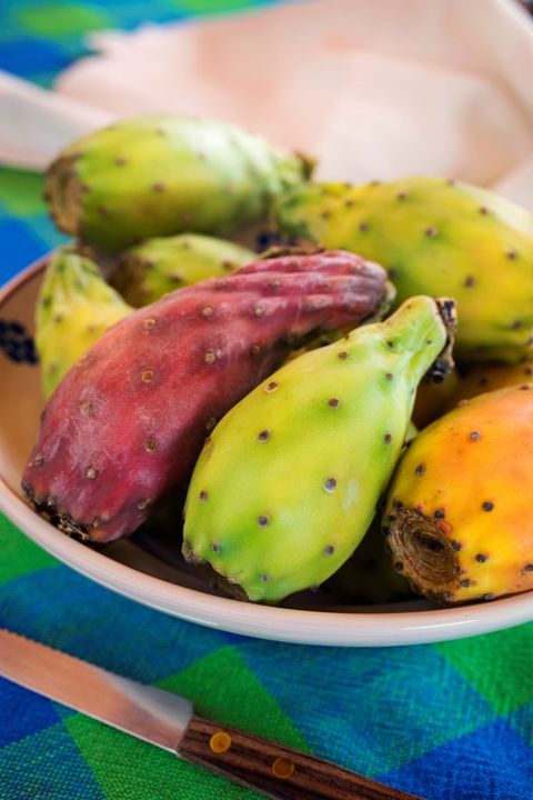 Prickly Pears On Ceramic Plate
