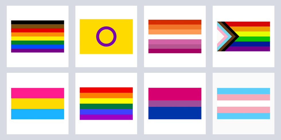 what do the colors of the gay flag mean funny