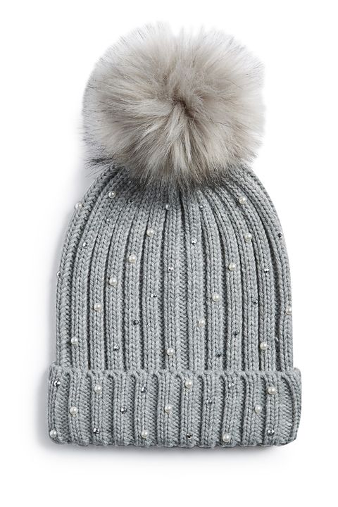 Primark's embellished bobble hats are the perfect cosy accessory for winter