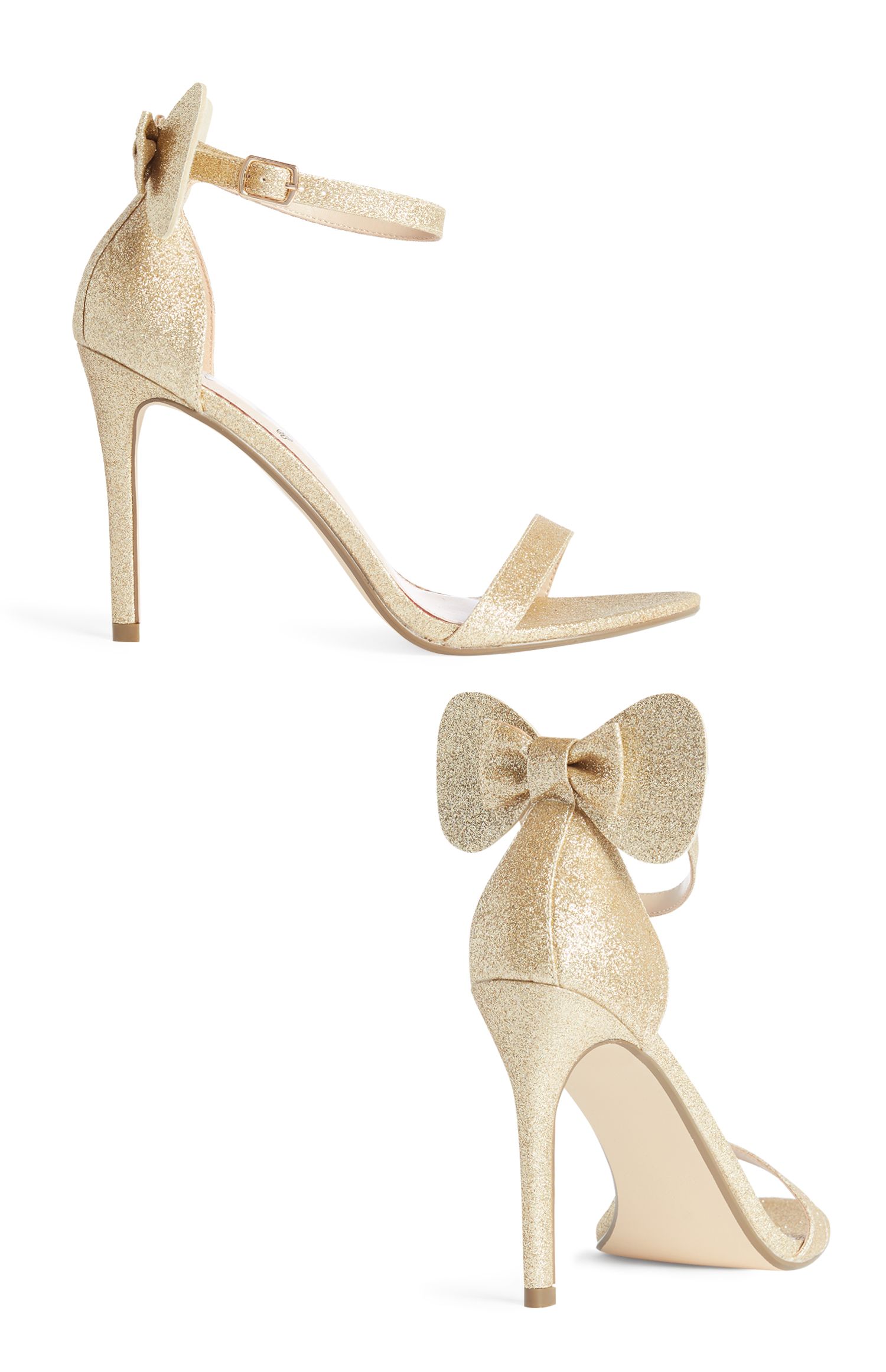 glittery Minnie Mouse Disney heels 