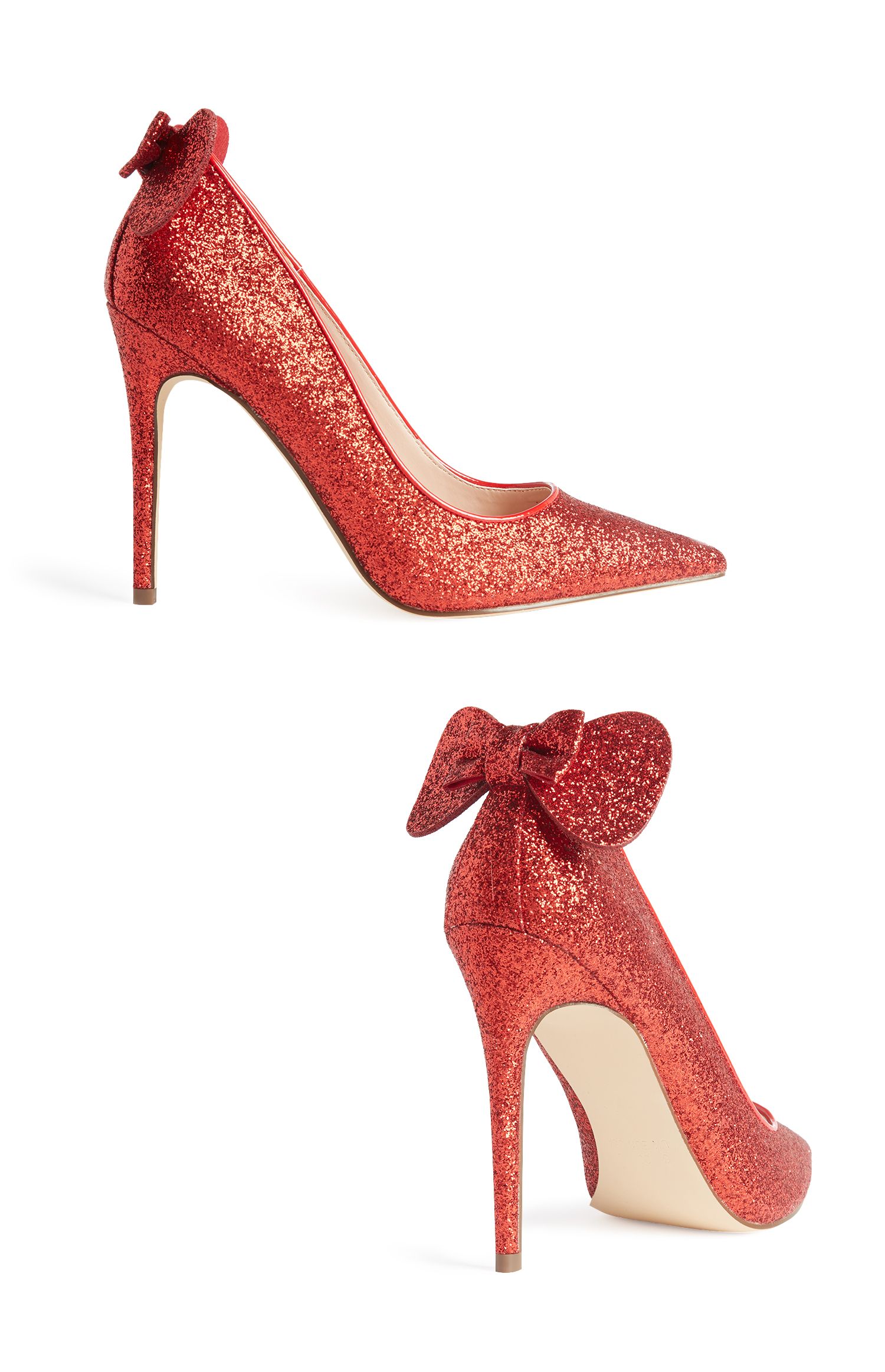red high heels primark