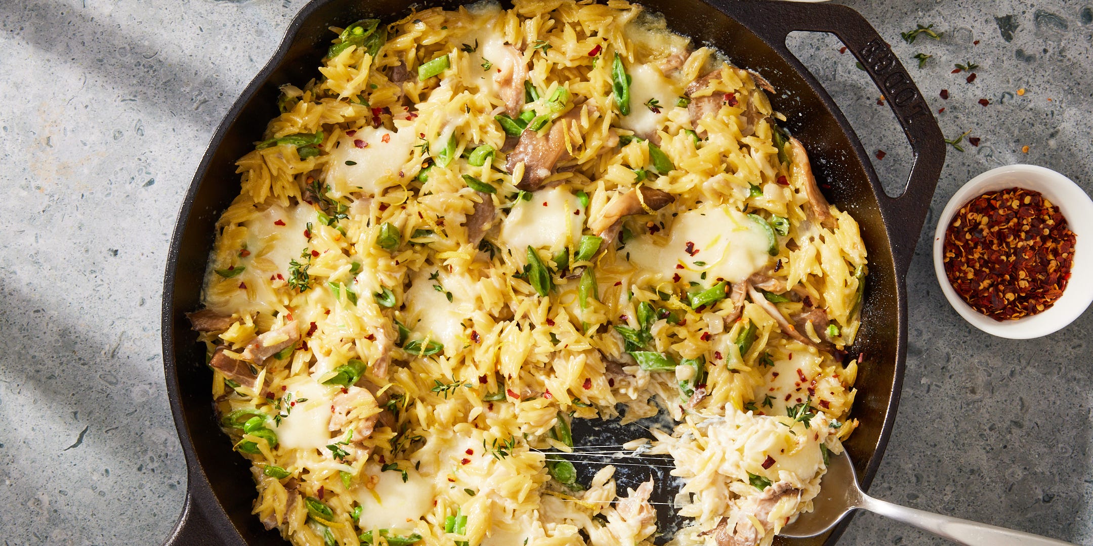 This Primavera Baked Orzo Is Bringing Spring Back To Your Table