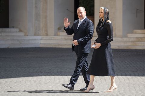 arrival of alberto and charlene in the vatican