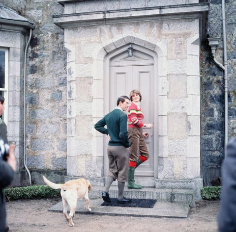 charles and diana at balmoral