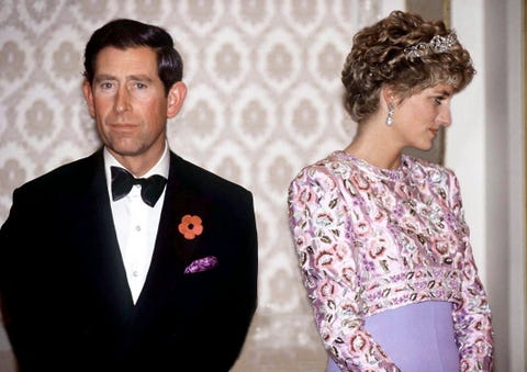 Charles and Diana unhappy