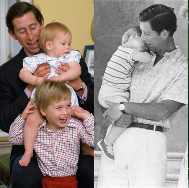 prince charles with his sons