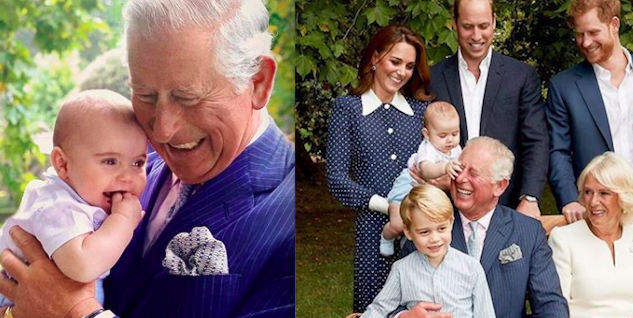 Prince Louis & Prince Charles Share a Special Moment in 70th Birthday Family Portraits