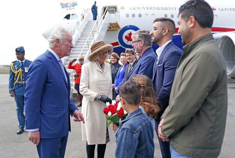 the prince of wales and duchess of cornwall visit canada  day 1