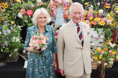 the prince of wales and duchess of cornwall visit sandringham flower show 2022