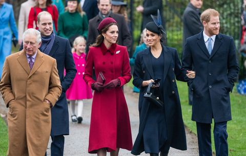 the royal family goes to church on christmas day