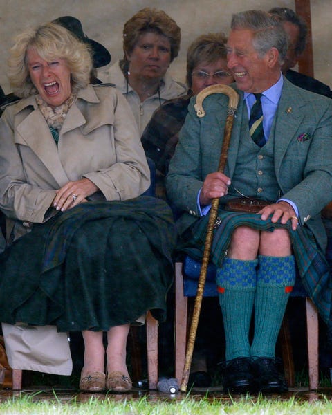 charles and camilla attend annual mey games