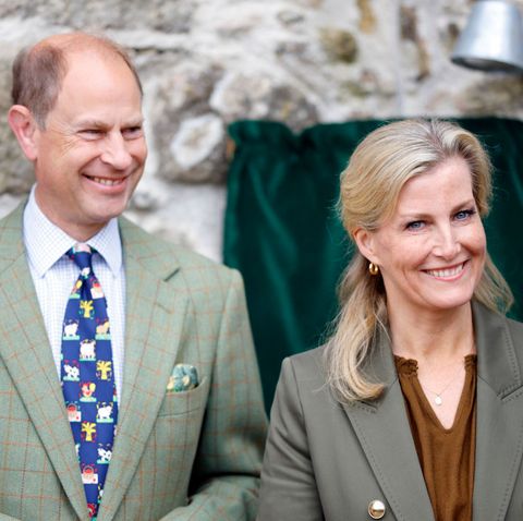 the earl and countess of wessex visit shallowford farm