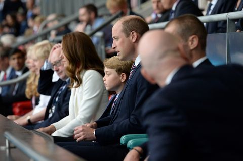 prince george with his parents at the euro 2020 final