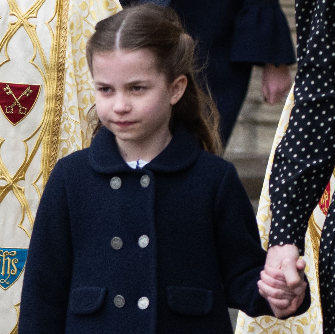 The little royal marked her big day with a series of unseen photographs.