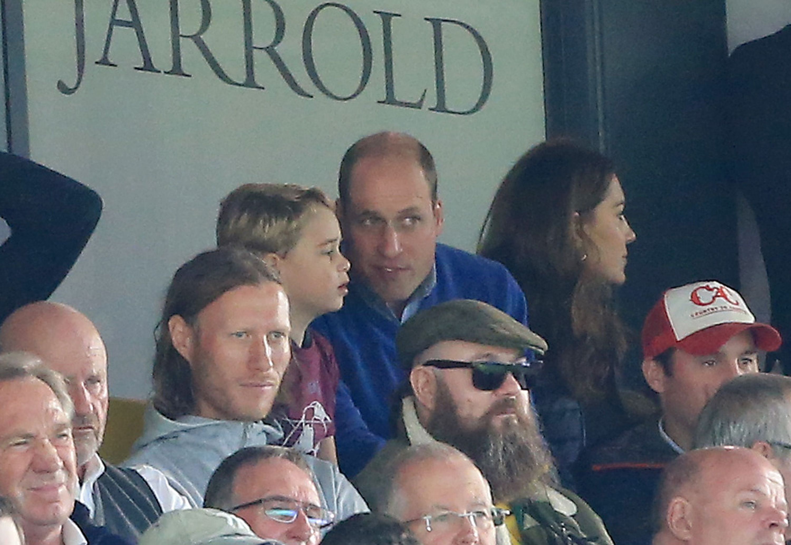Prince George Cheers On His Favorite Team With Prince William And Kate Middleton
