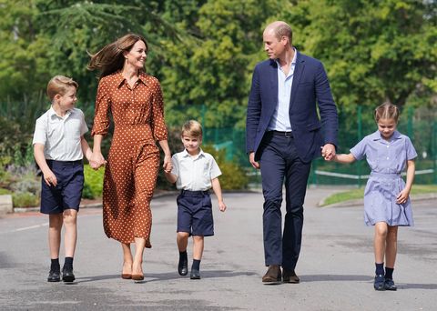 Prince George, Princess Charlotte and Prince Louis go to Lambrook School