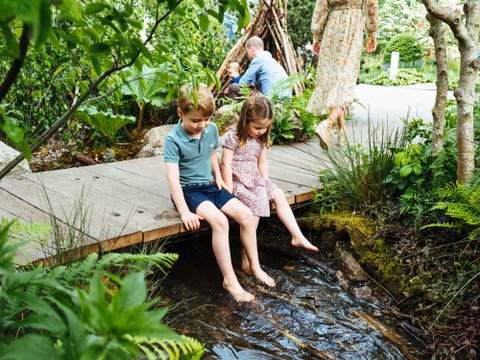 prince george princess charlotte garden chelsea flower show kate middleton design