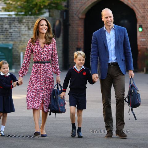 princess charlotte's first day of school