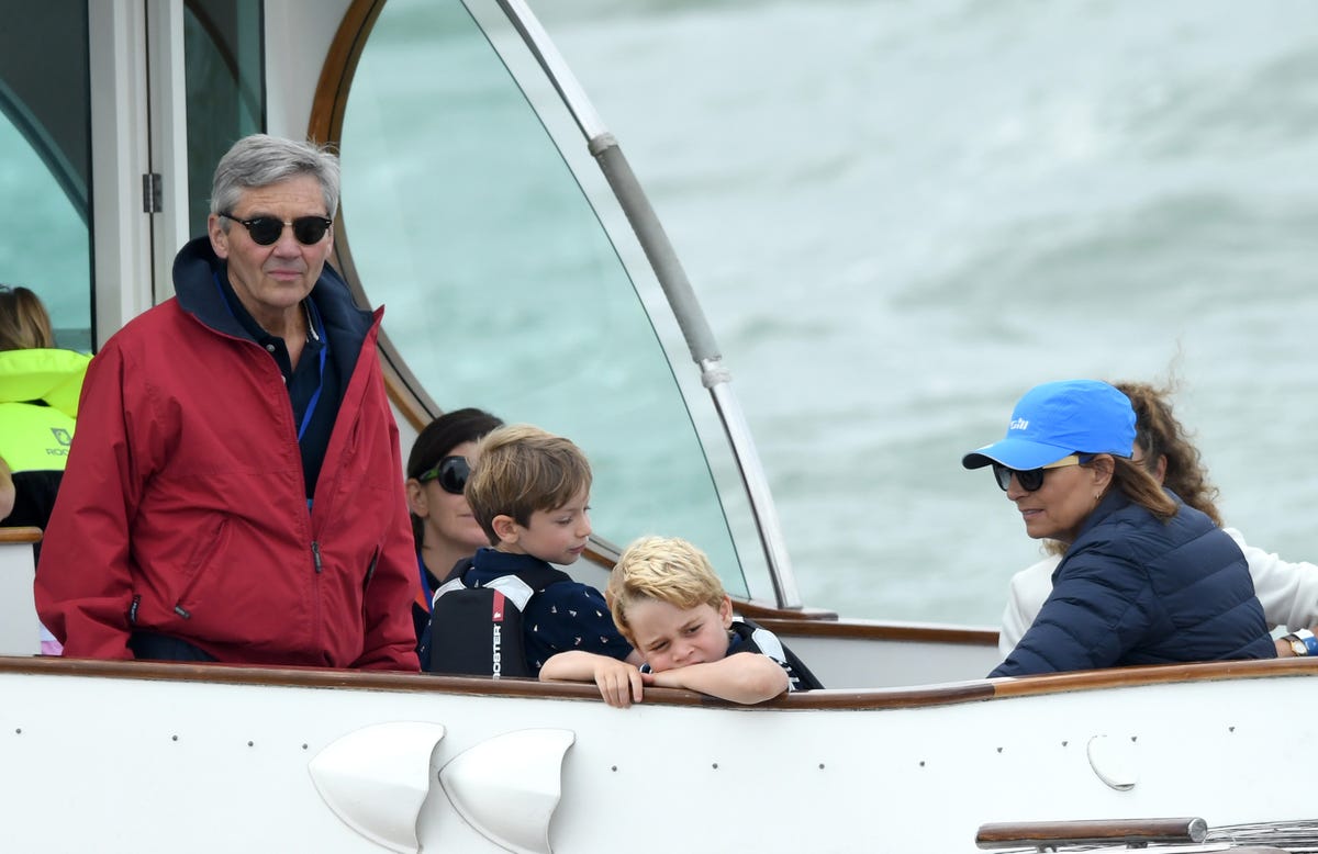 prince george is all of us feeling seasick on a boat