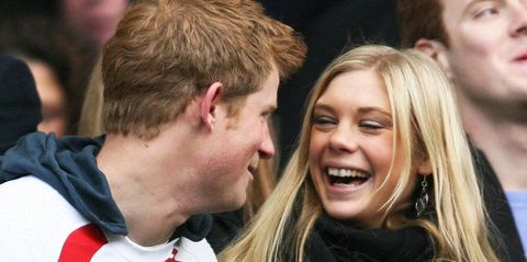 Britain's Prince Harry and Chelsy Davy l