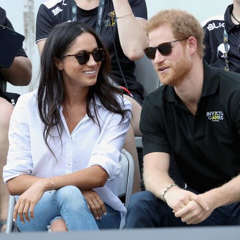prince harry and meghan markle at the invictus games