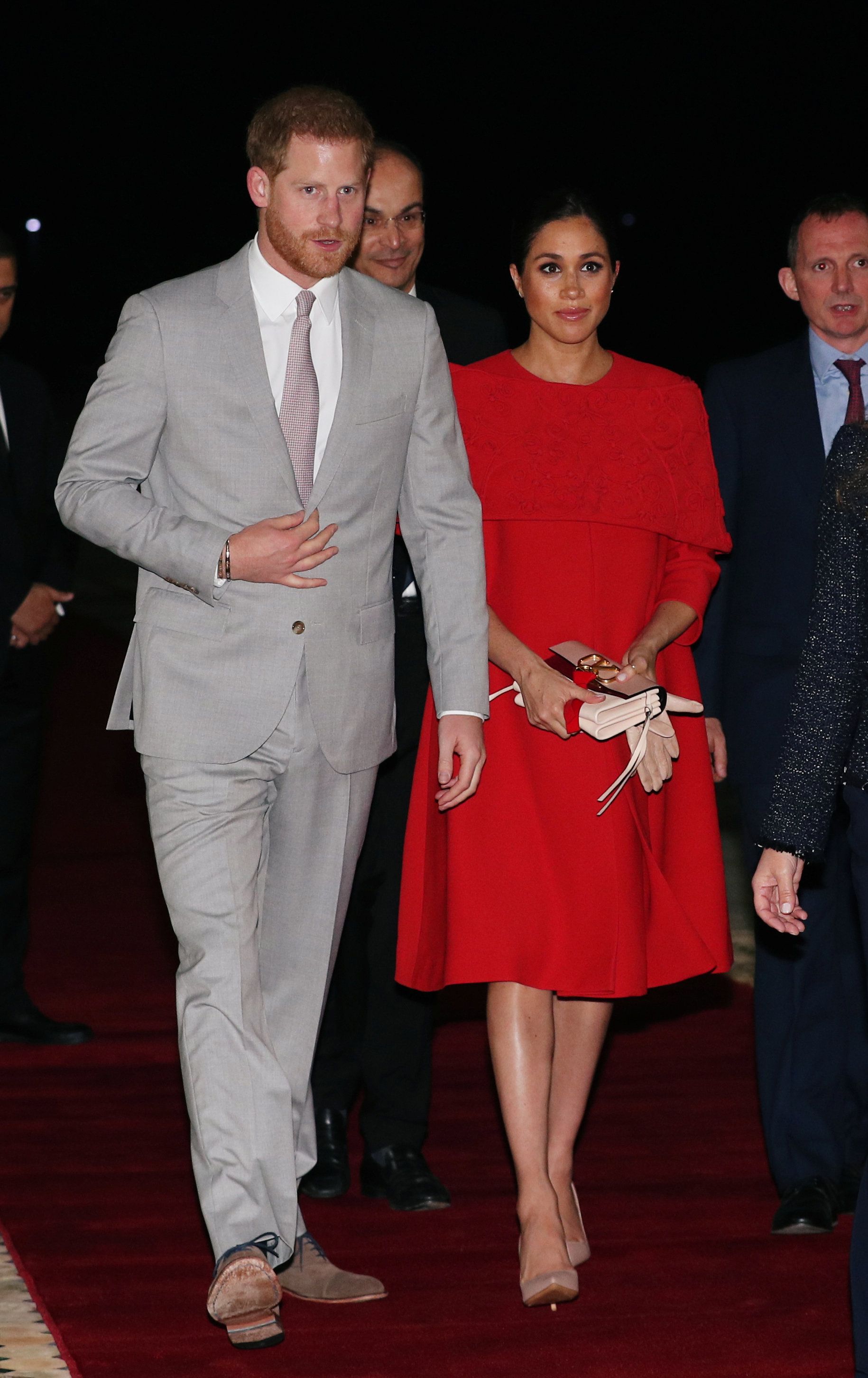 suit to match red dress