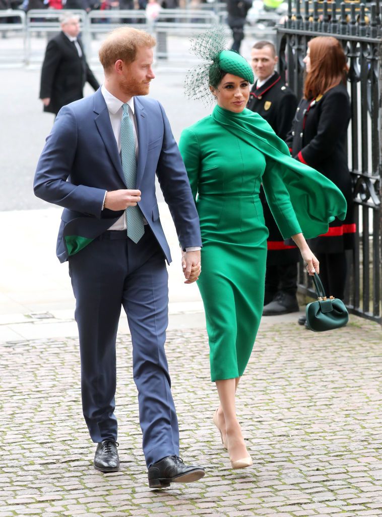 green dress with blazer