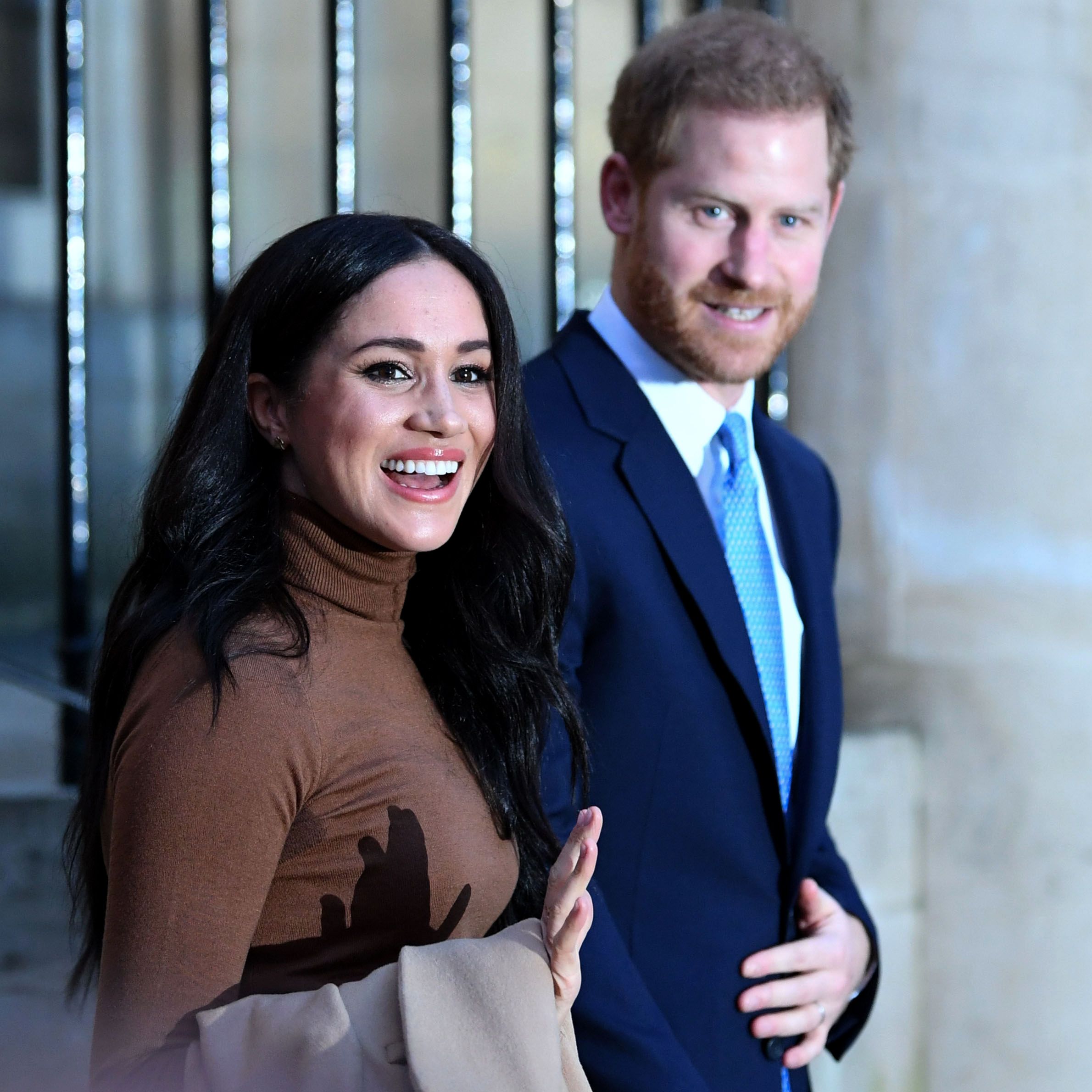 Here's Why Meghan Markle and Prince Harry Aren't on the Balcony with the Other Royals Today