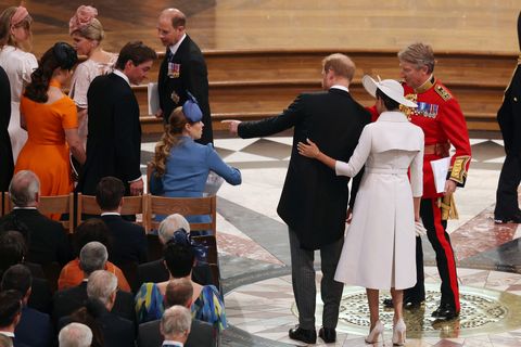 prince harry and meghan markle at the national service of thanksgiving