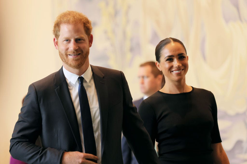 Meghan Markle Wore a Sleek Black Dress to the UN Celebration of Nelson Mandela International Day