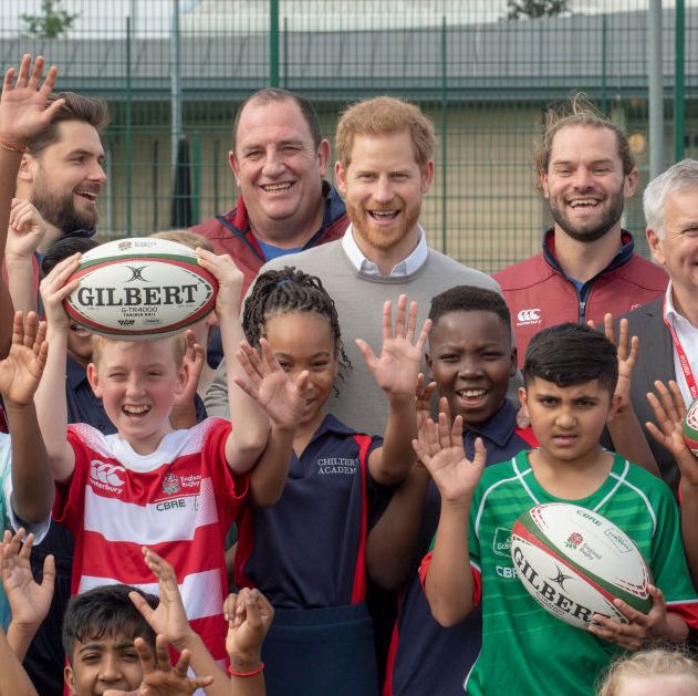 The Duke Of Sussex Visits The Rugby Football Union All Schools Programme
