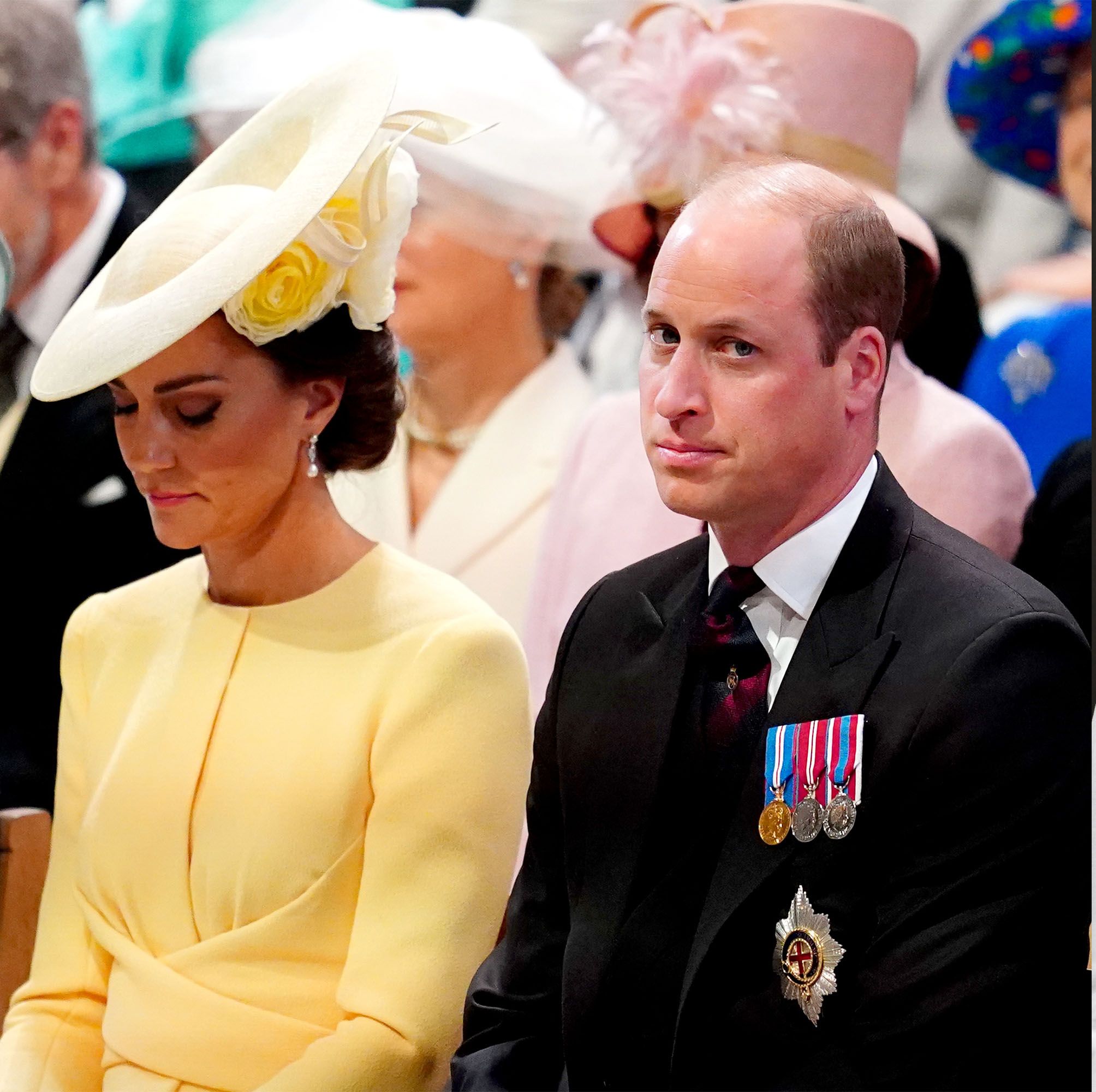 So, Here's Why Harry and Meghan Didn't Sit With Will and Kate at the Queen's Jubilee Service