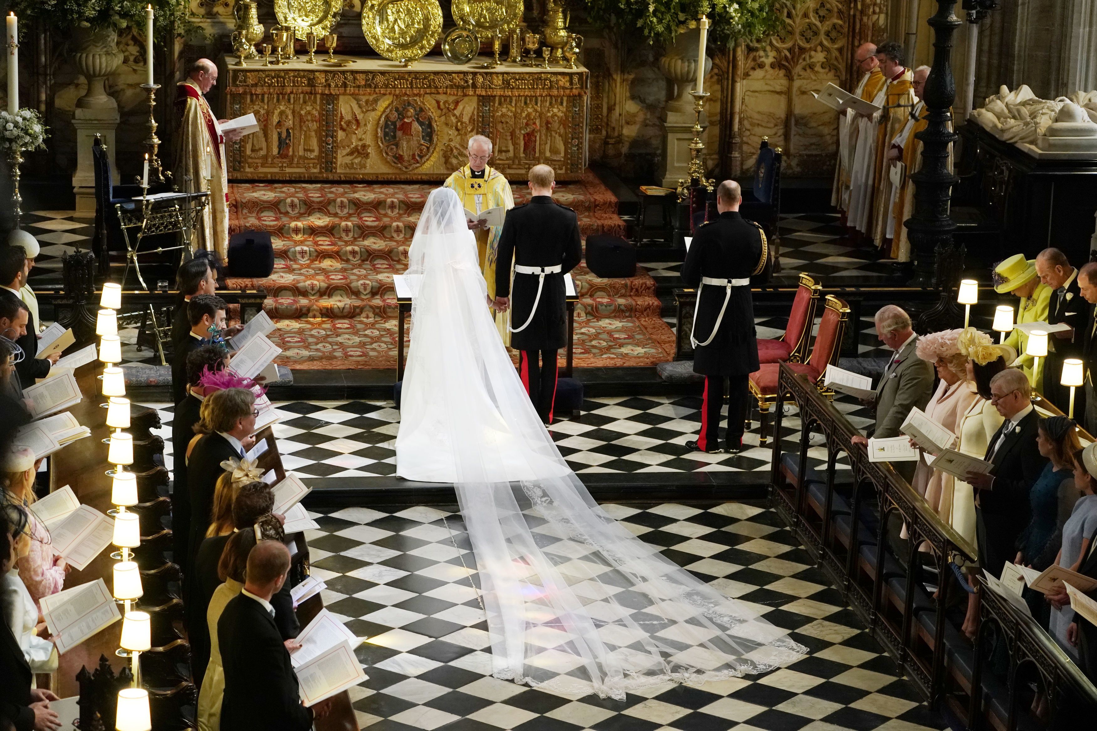 Image of the royal wedding prince harry meghan markle stand by me