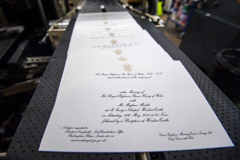 Prince Harry And Meghan Markle Wedding Details Royal Dress Royal Wedding Invitation