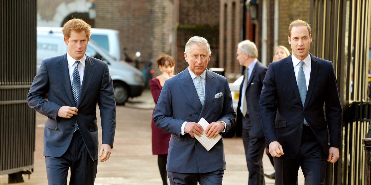 Prince Charles and Prince William Are Treating Prince Harry 