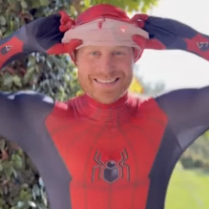 Prince Harry Dressed As Spider-Man to Film a Christmas Message for Kids Who Have Lost a Parent