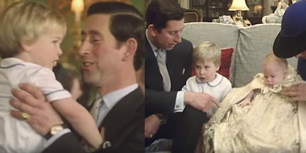 Prince William Was Super Naughty At Prince Harry S Christening Rare Footage Reveals