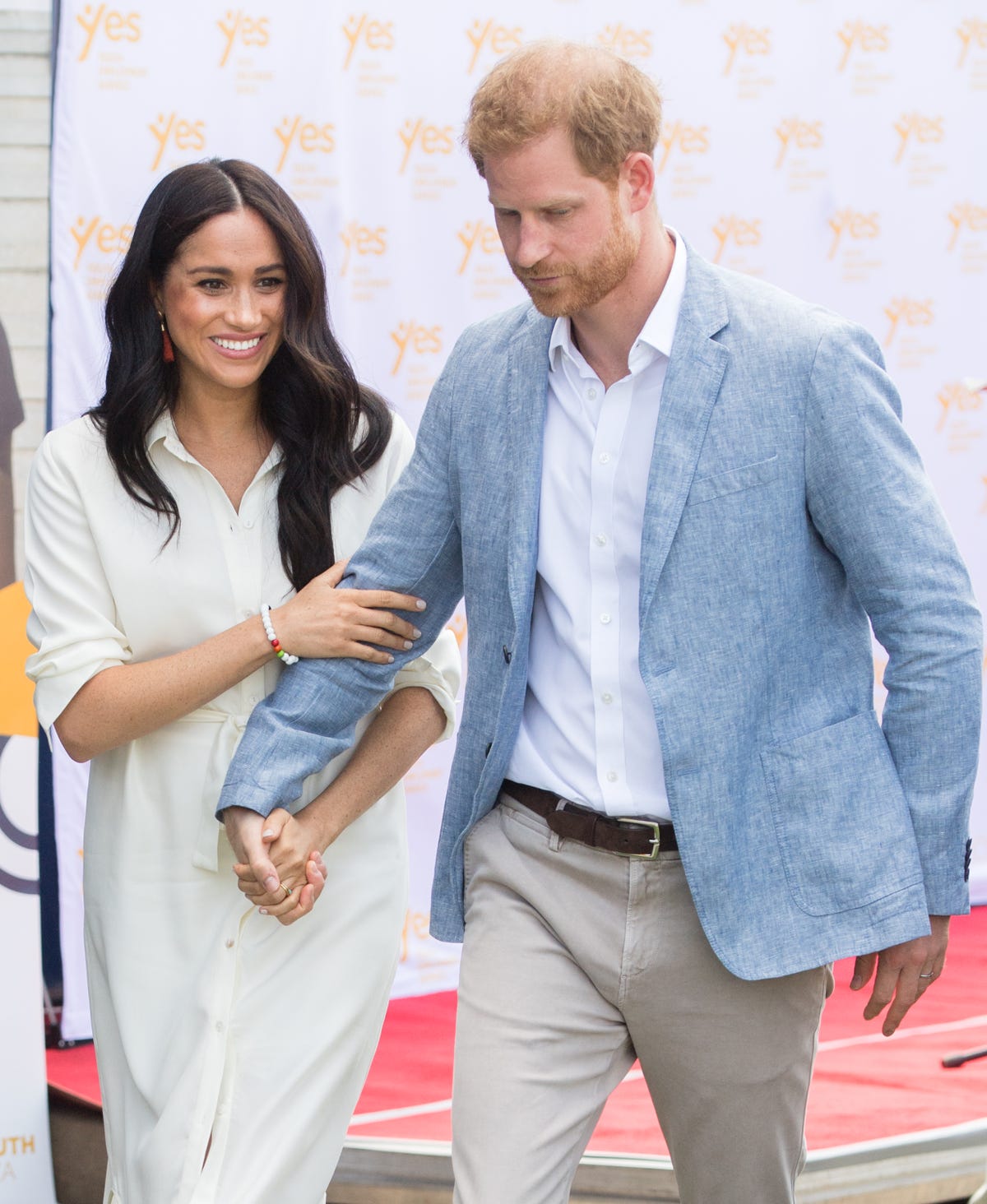 Meghan Markle and Prince Harry Show Lots of PDA During Tembisa Visit