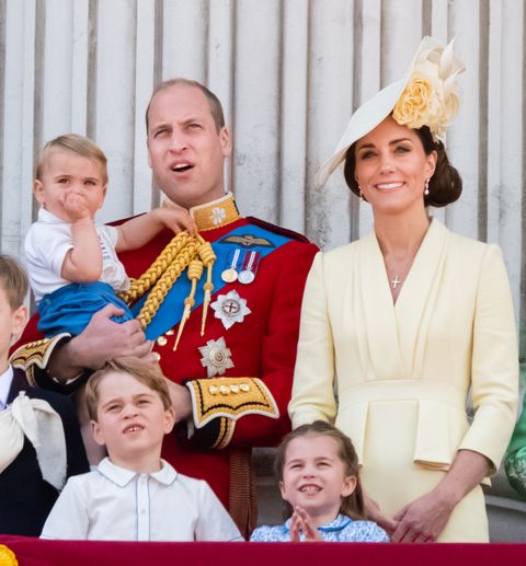 the cambridges at last year's trooping the colour 2019