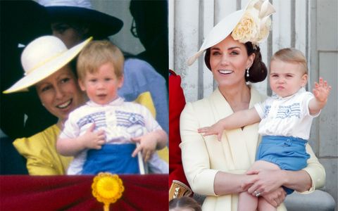 Prince Harry and Prince Louis' Trooping the Colour outfits