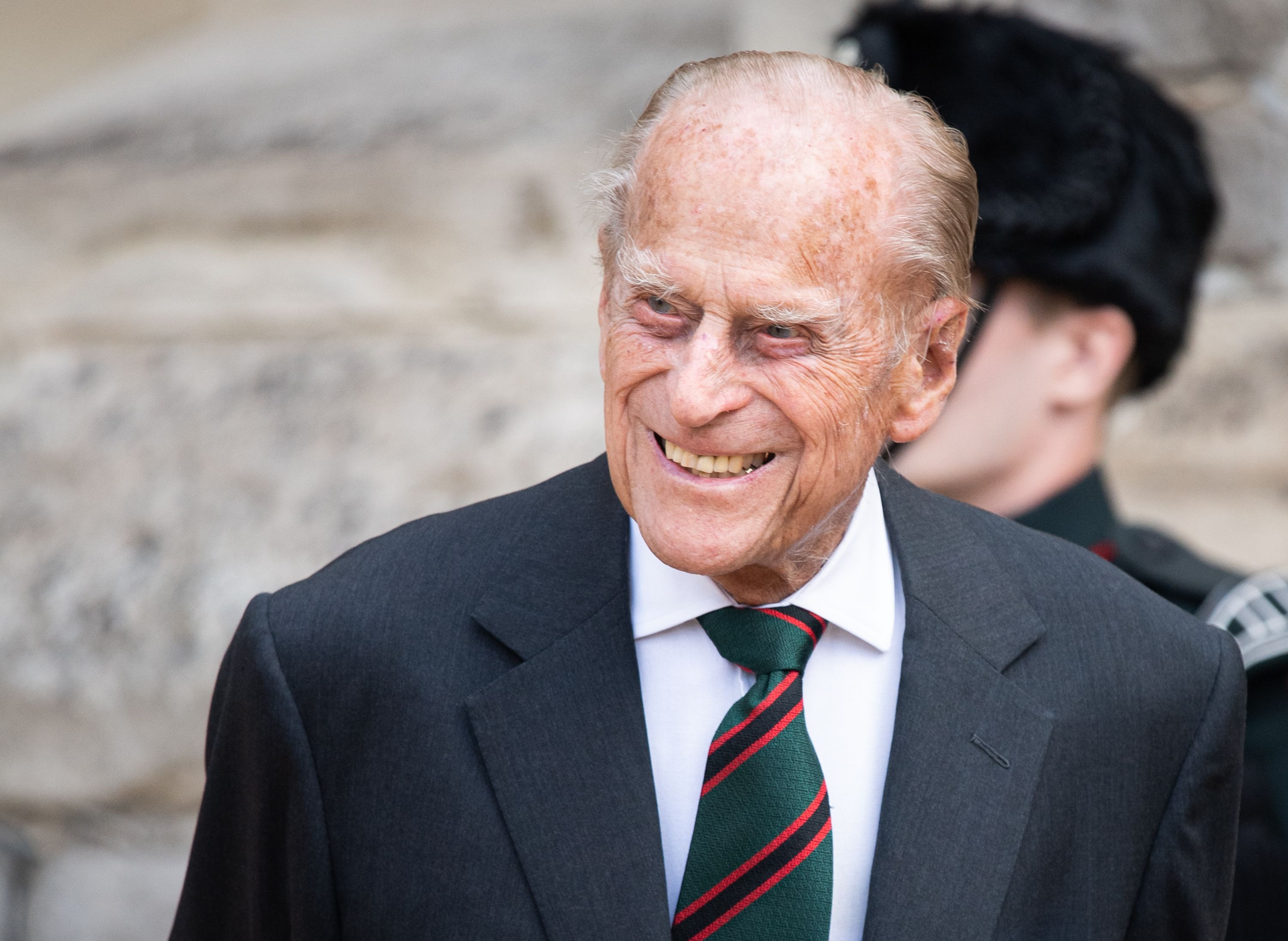 Prince Philip Makes A Rare Appearance At Windsor Castle