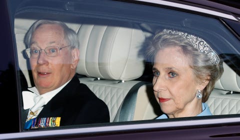 Prince Richard, Duke of Gloucester and Birgitte, Duchess of Gloucester U.S. President Trump's State Visit To UK - Day One
