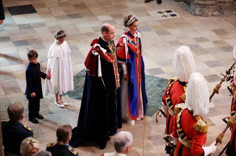 Loro Maestà il Re Carlo III e la Regina Camilla nel giorno dell'Incoronazione