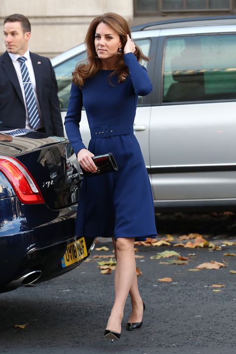 Kate Middleton’s navy dress looks a lot like this £35 M&S one