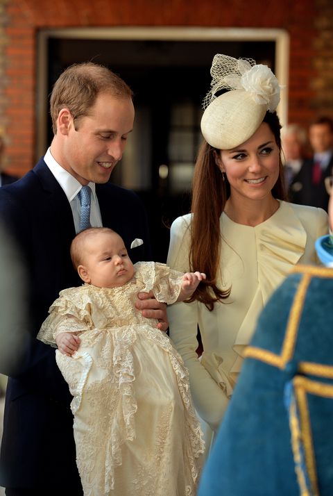 hrh prince george of cambridge is christened at st james' palace